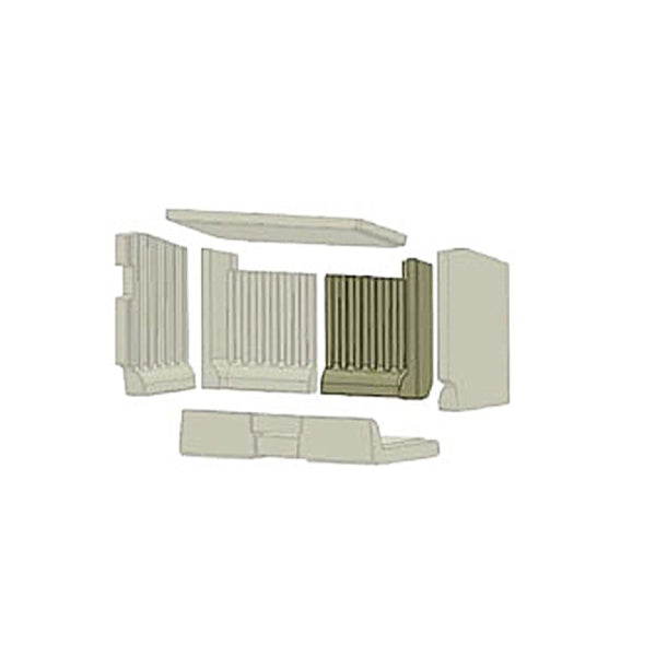 Nordpeis Bergen/Glasgow steen achter rechts