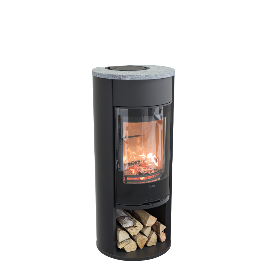 Contura 610 Style Glass zwart