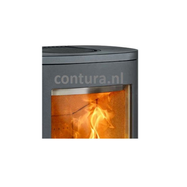Contura aluminium bovenplaat zwart 800 Serie