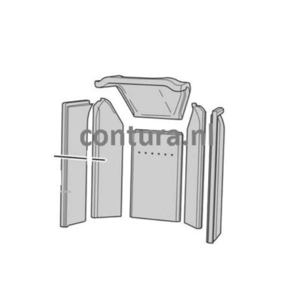 Contura compleet binnenwerk 710/720T/790K/790T