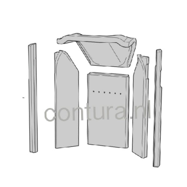 Contura compleet binnenwerk 750/750A/780