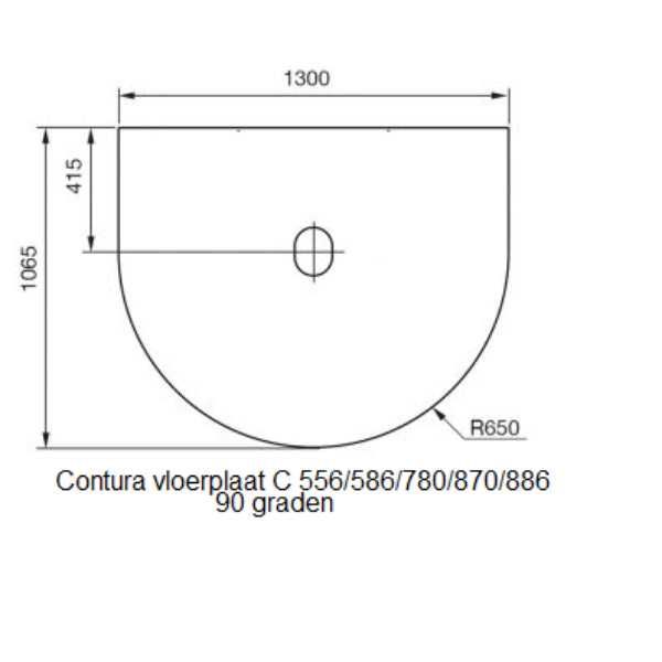 Contura vloerplaten draaiplateau 500 serie