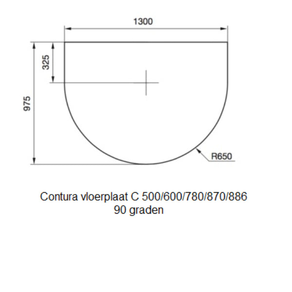 Contura vloerplaten draaiplateau 500 serie