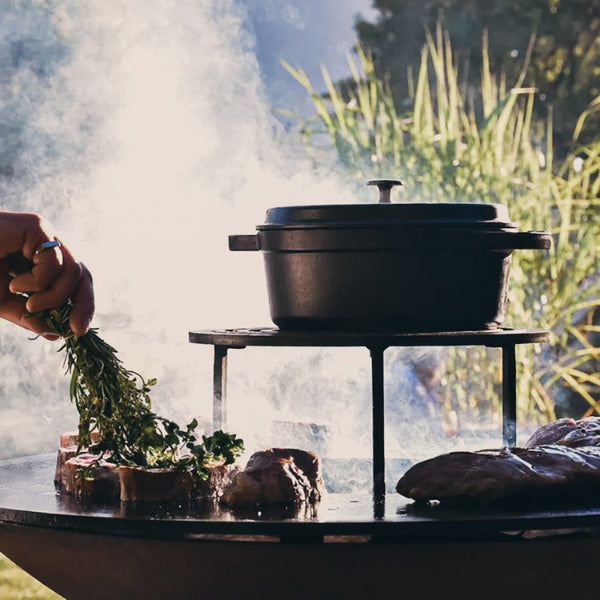 Outr braadpan round casserole satin black 24